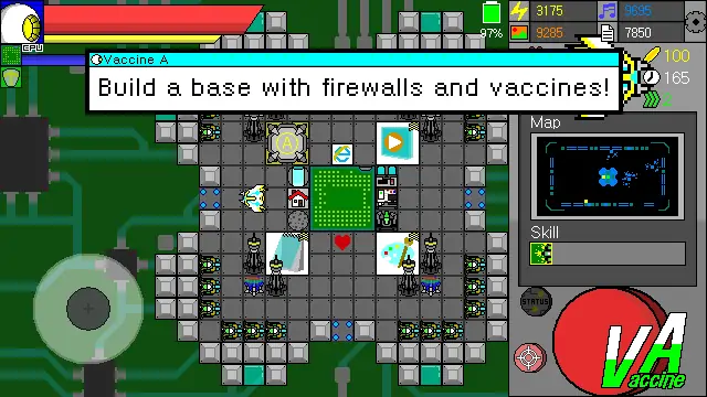Download Vaccine A - defense game MOD [Unlimited money] + MOD [Menu] APK for Android