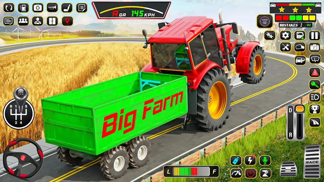 Download Farm Tractor Driving Game MOD [Unlimited money/coins] + MOD [Menu] APK for Android