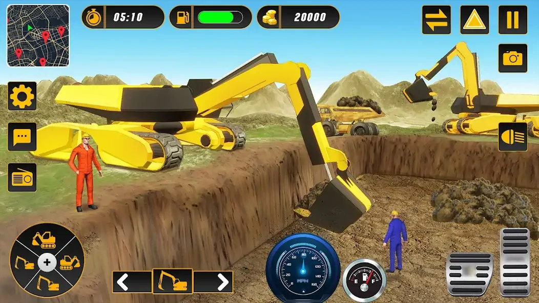 Download Sand Excavator Simulator 3D MOD [Unlimited money/coins] + MOD [Menu] APK for Android