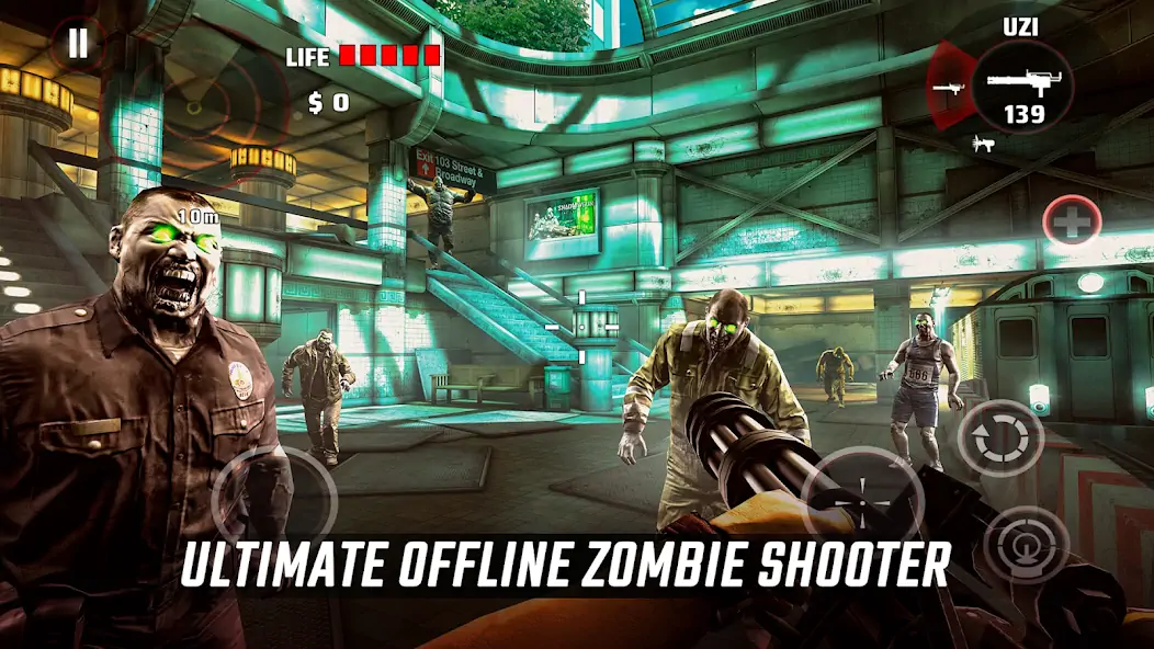 Download Zombie Games 3D : Survival FPS MOD [Unlimited money/gems] + MOD [Menu] APK for Android