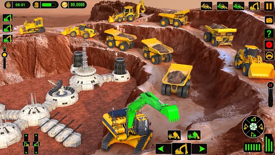 Download Mars Construction Simulator MOD [Unlimited money/gems] + MOD [Menu] APK for Android