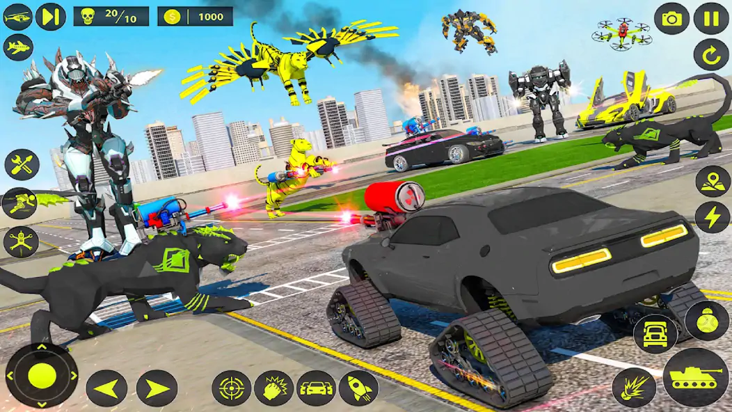 Download Army Tank Robot Car Games: MOD [Unlimited money] + MOD [Menu] APK for Android