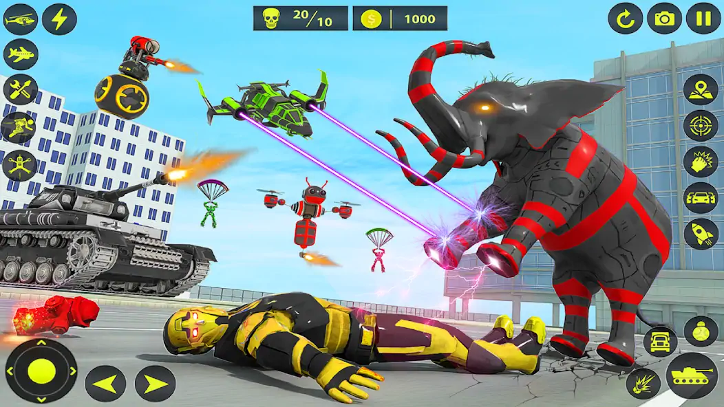 Download Army Tank Robot Car Games: MOD [Unlimited money] + MOD [Menu] APK for Android