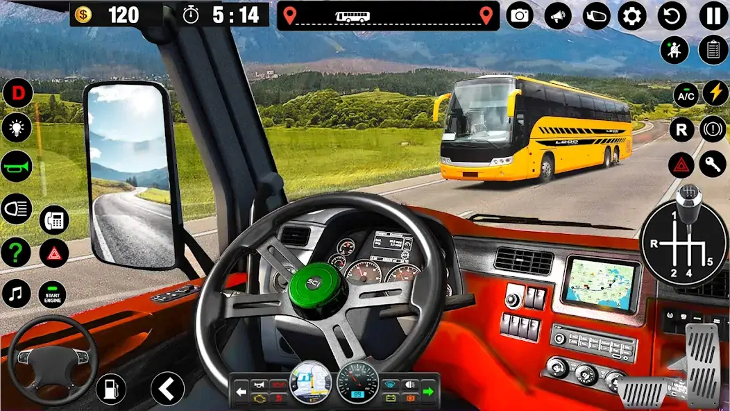 Download Bus Simulator: Tour Bus Driver MOD [Unlimited money/gems] + MOD [Menu] APK for Android