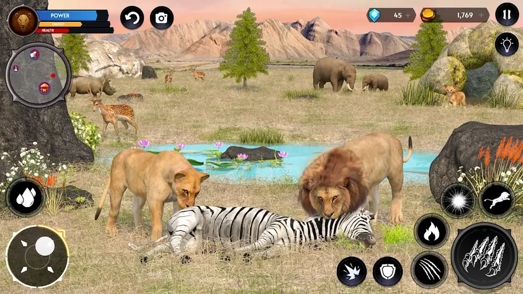 Download Lion Simulator Wild Lion Games MOD [Unlimited money/coins] + MOD [Menu] APK for Android