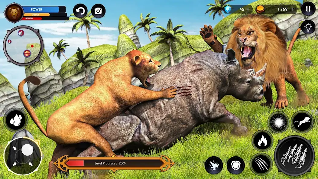 Download Lion Simulator Wild Lion Games MOD [Unlimited money/coins] + MOD [Menu] APK for Android