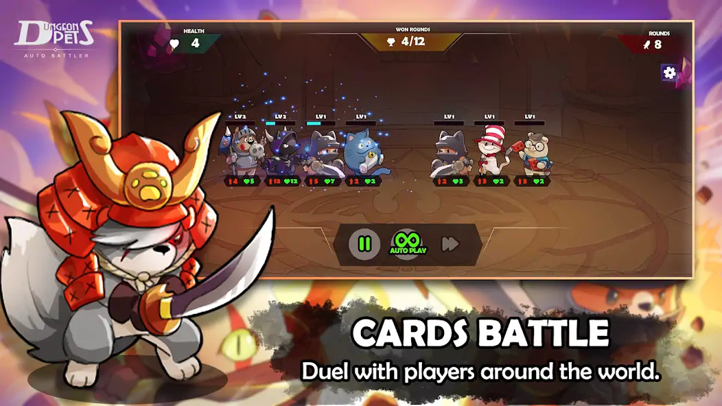 Download Dungeon Pets - Auto Battler MOD [Unlimited money/coins] + MOD [Menu] APK for Android