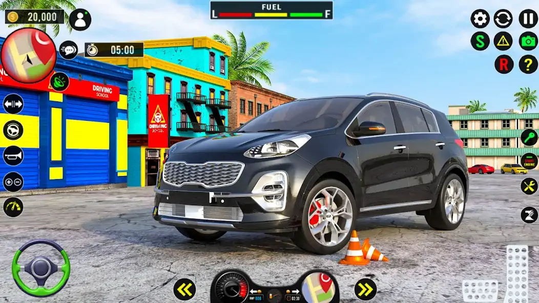 Download Car Games: School Car Driving MOD [Unlimited money/gems] + MOD [Menu] APK for Android