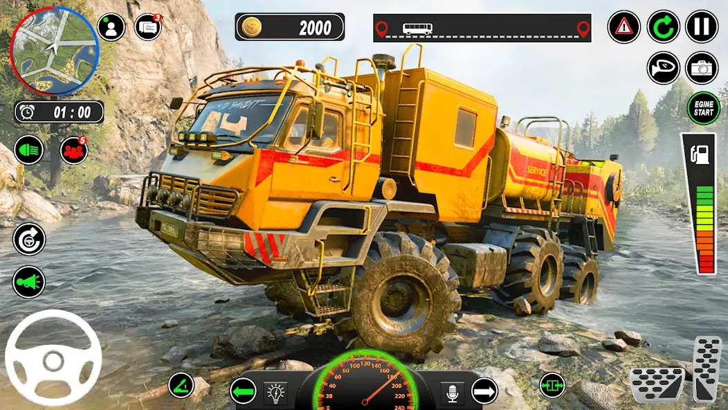 Download Offroad Mud Truck Simulator 3D MOD [Unlimited money/gems] + MOD [Menu] APK for Android