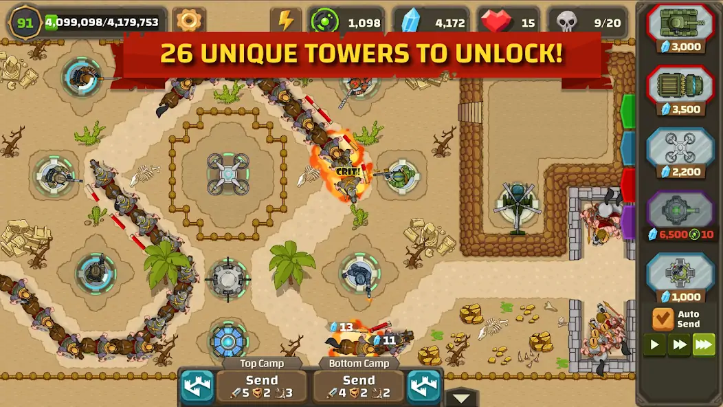 Download Ancient Allies Tower Defense MOD [Unlimited money/gems] + MOD [Menu] APK for Android