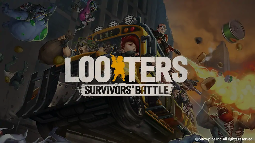 Download Looters – Survivors’ Battle MOD [Unlimited money/gems] + MOD [Menu] APK for Android