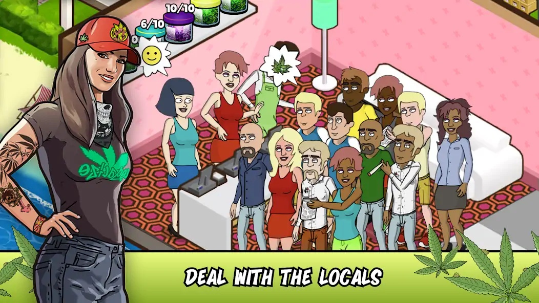 Download Weed City - Hemp Farm Tycoon MOD [Unlimited money] + MOD [Menu] APK for Android