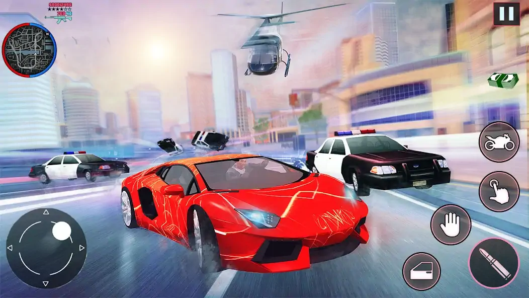 Download Gangster Vice Robbery Mafia MOD [Unlimited money/gems] + MOD [Menu] APK for Android