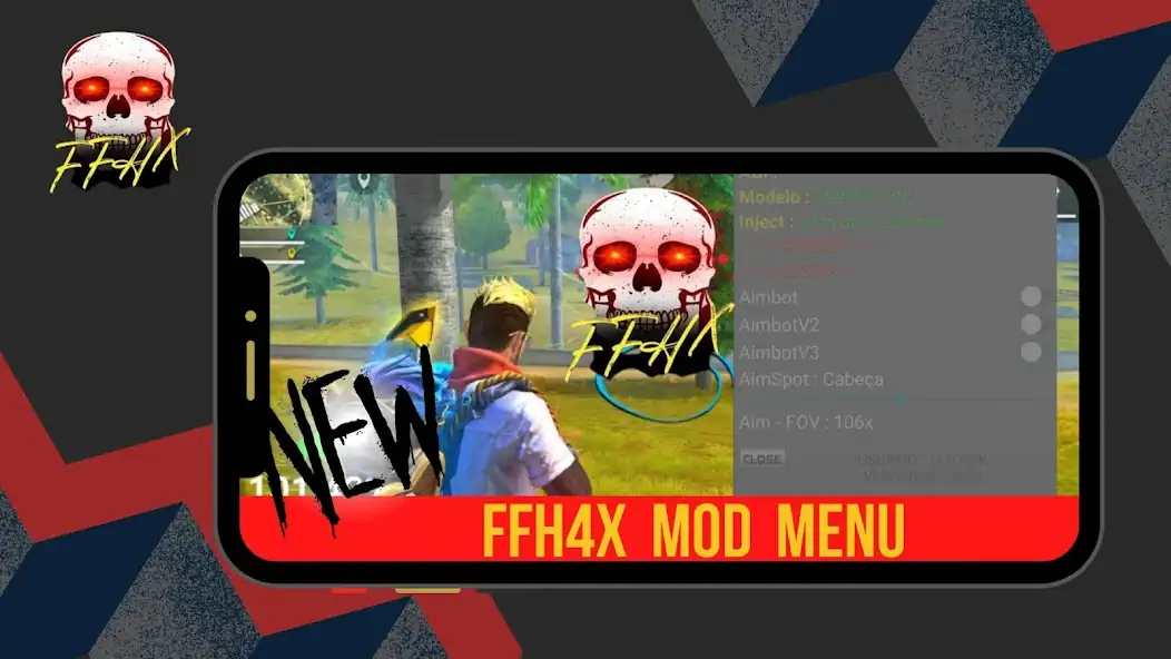 Download ffh4x mod menu ff MOD [Unlimited money/gems] + MOD [Menu] APK for Android
