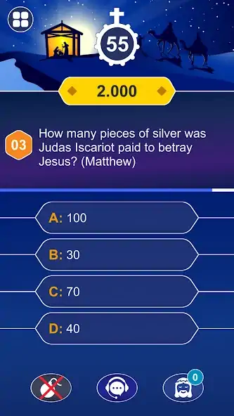 Download Daily Bible Trivia Quiz Games MOD [Unlimited money] + MOD [Menu] APK for Android