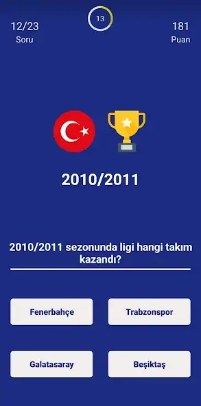 Download Türkiye Ligi Bilgi Yarışması MOD [Unlimited money/coins] + MOD [Menu] APK for Android