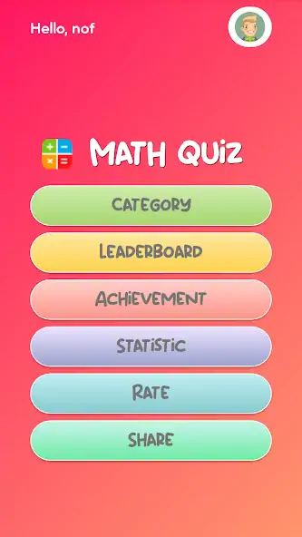 Download Math Quiz MOD [Unlimited money] + MOD [Menu] APK for Android