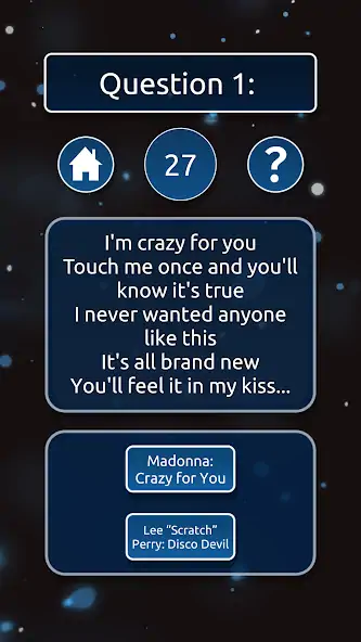 Download Guess The Song Lyric Quiz MOD [Unlimited money] + MOD [Menu] APK for Android