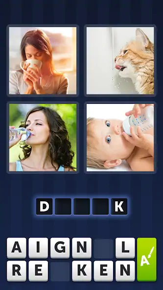 Download 4 Pics 1 Word: Guess The Word MOD [Unlimited money/gems] + MOD [Menu] APK for Android