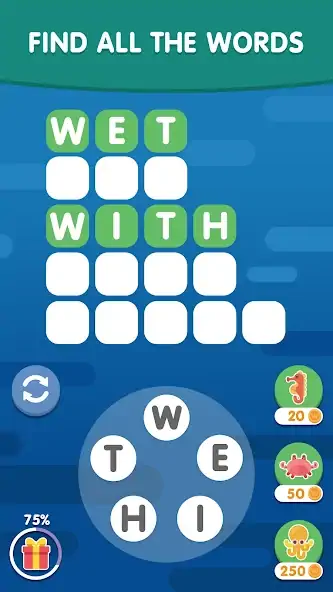 Download Word Search Sea: Word Puzzle MOD [Unlimited money/coins] + MOD [Menu] APK for Android