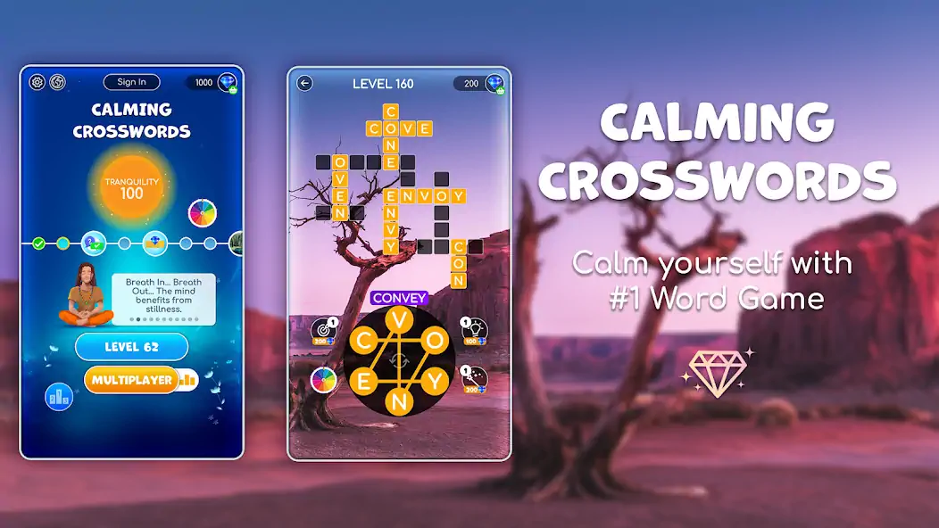 Download Calming Crosswords MOD [Unlimited money/gems] + MOD [Menu] APK for Android