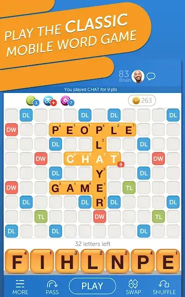 Download Words with Friends Word Puzzle MOD [Unlimited money/coins] + MOD [Menu] APK for Android