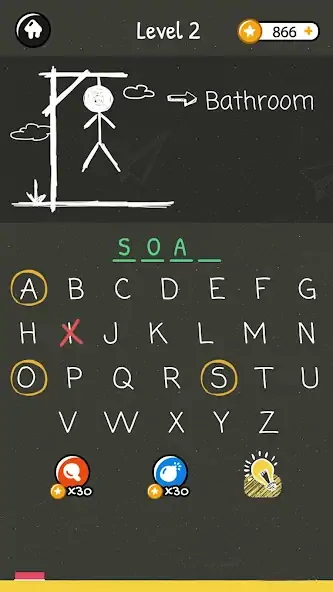 Download Hangman Words:Two Player Games MOD [Unlimited money/coins] + MOD [Menu] APK for Android
