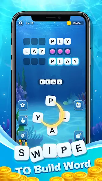 Download Word Beach Puzzle:Fun Game MOD [Unlimited money/gems] + MOD [Menu] APK for Android