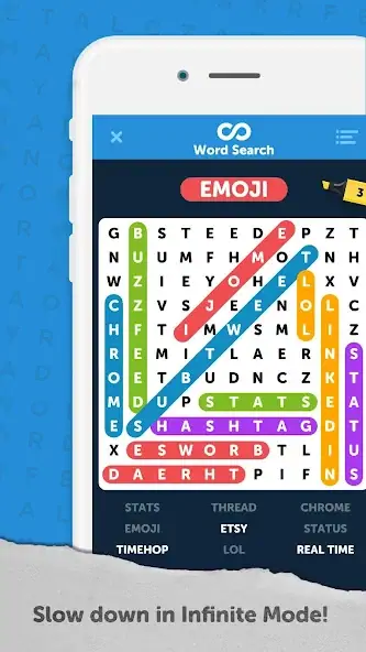 Download Infinite Word Search Puzzles MOD [Unlimited money/coins] + MOD [Menu] APK for Android