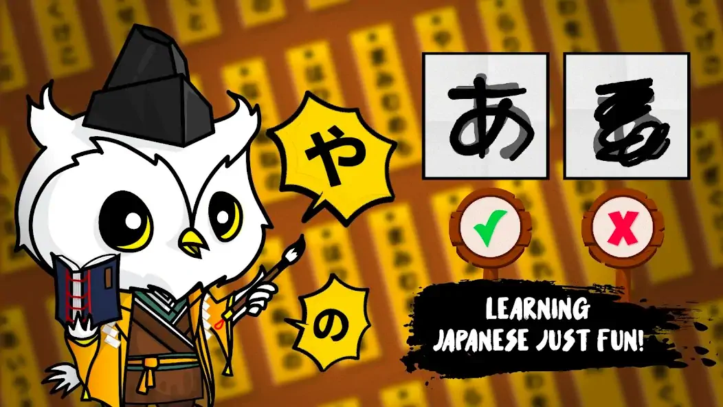 Download Wanna Kana - Learn Japanese MOD [Unlimited money/gems] + MOD [Menu] APK for Android