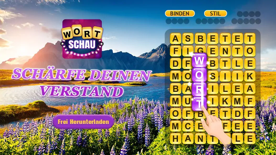 Download Wort Schau - Wörterspiel MOD [Unlimited money] + MOD [Menu] APK for Android