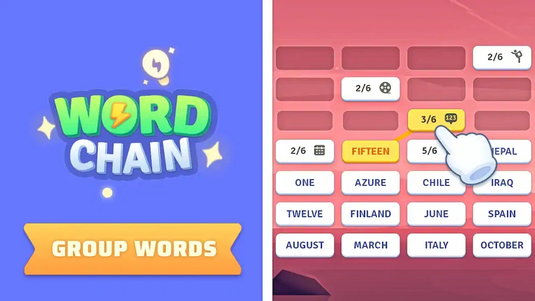 Download Word Chain: Word Association MOD [Unlimited money/gems] + MOD [Menu] APK for Android