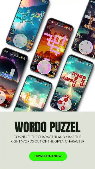 Download Wordo Puzzle - Connect Words MOD [Unlimited money/gems] + MOD [Menu] APK for Android
