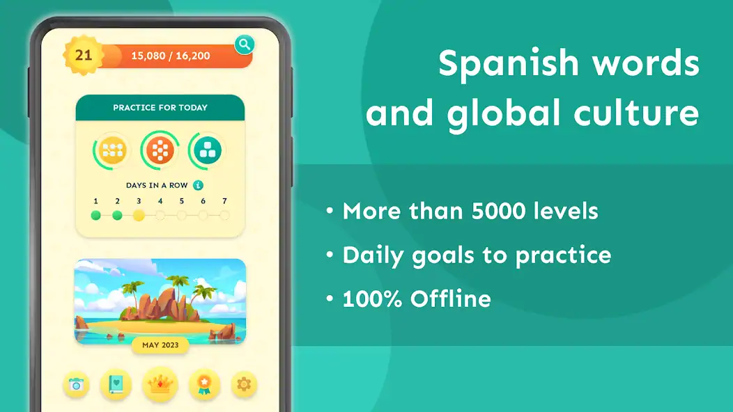 Download Verba - Advanced Spanish words MOD [Unlimited money] + MOD [Menu] APK for Android