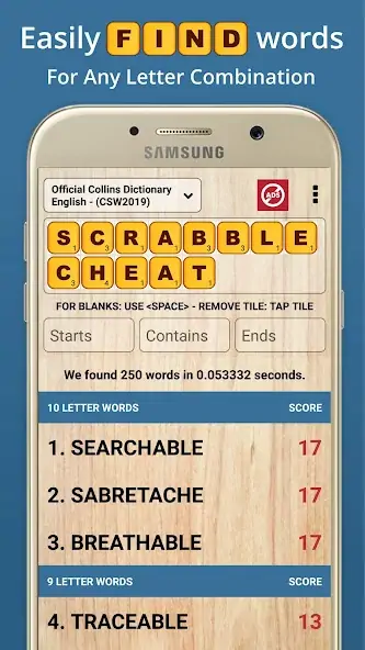 Download Scrabble & WWF Word Checker MOD [Unlimited money] + MOD [Menu] APK for Android