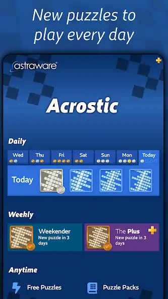 Download Astraware Acrostic MOD [Unlimited money] + MOD [Menu] APK for Android